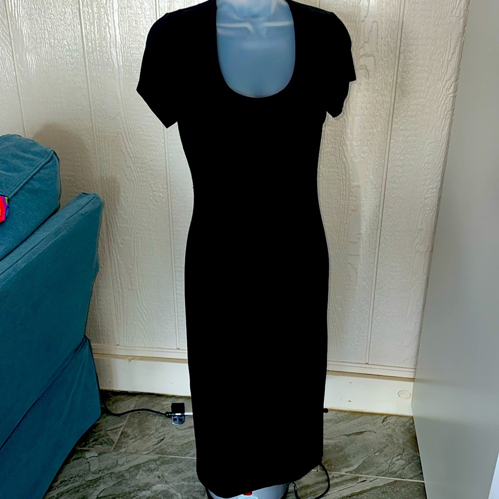 Maxi dress stretch material